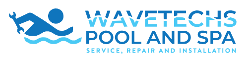 WaveTechs Pool and Spa logo